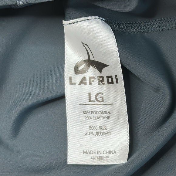 New Set of 2 LAFROI Men's Long Sleeve UPF 50+ Baselayer Skins Rash Gaurd Size L - Picture 10 of 15